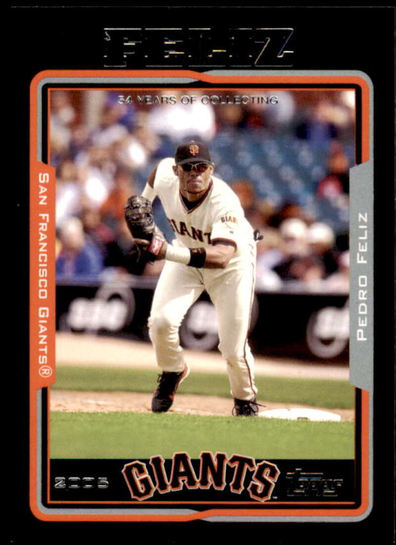 Pedro Feliz Card 2005 Topps Black #636 Image 1