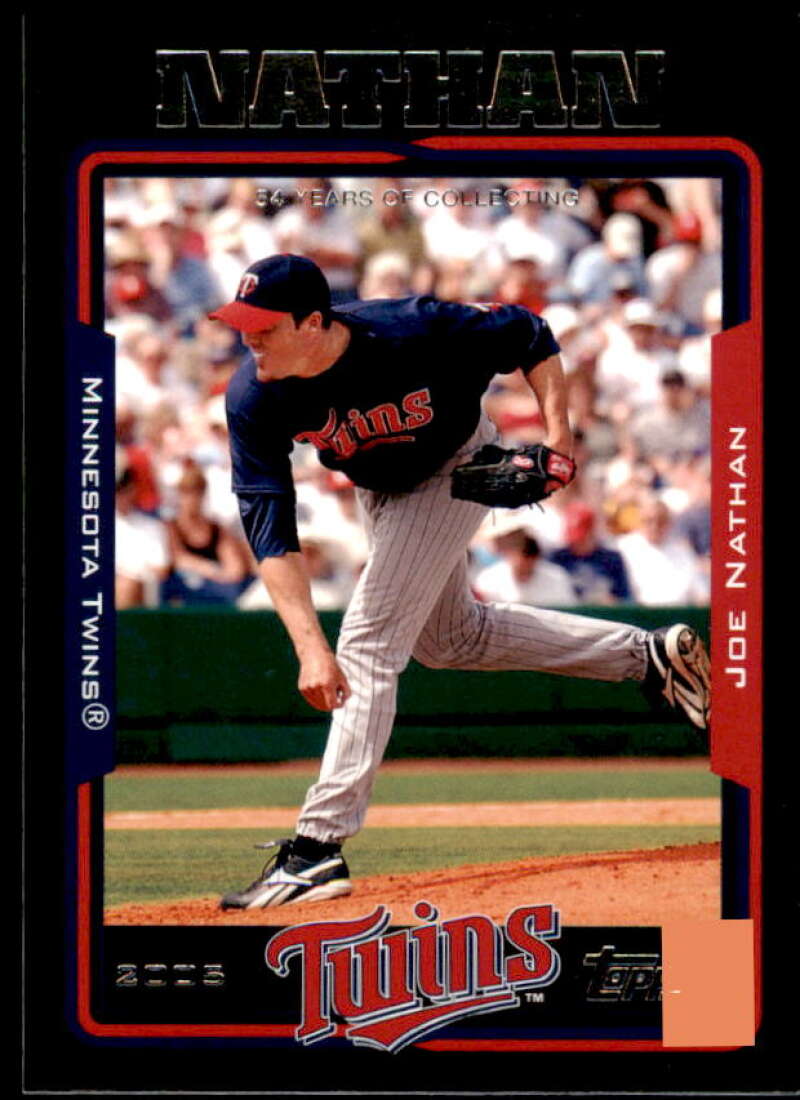 Joe Nathan Card 2005 Topps Black #628 Image 1