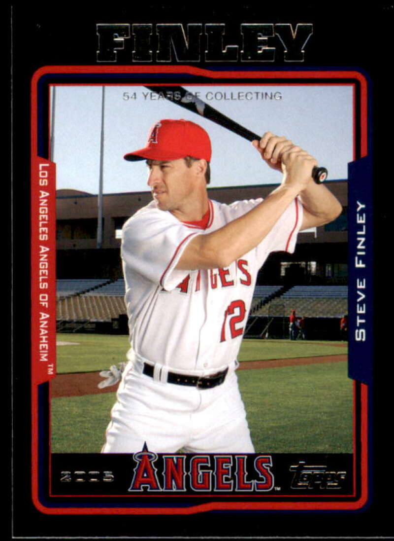 Steve Finley Card 2005 Topps Black #627 Image 1