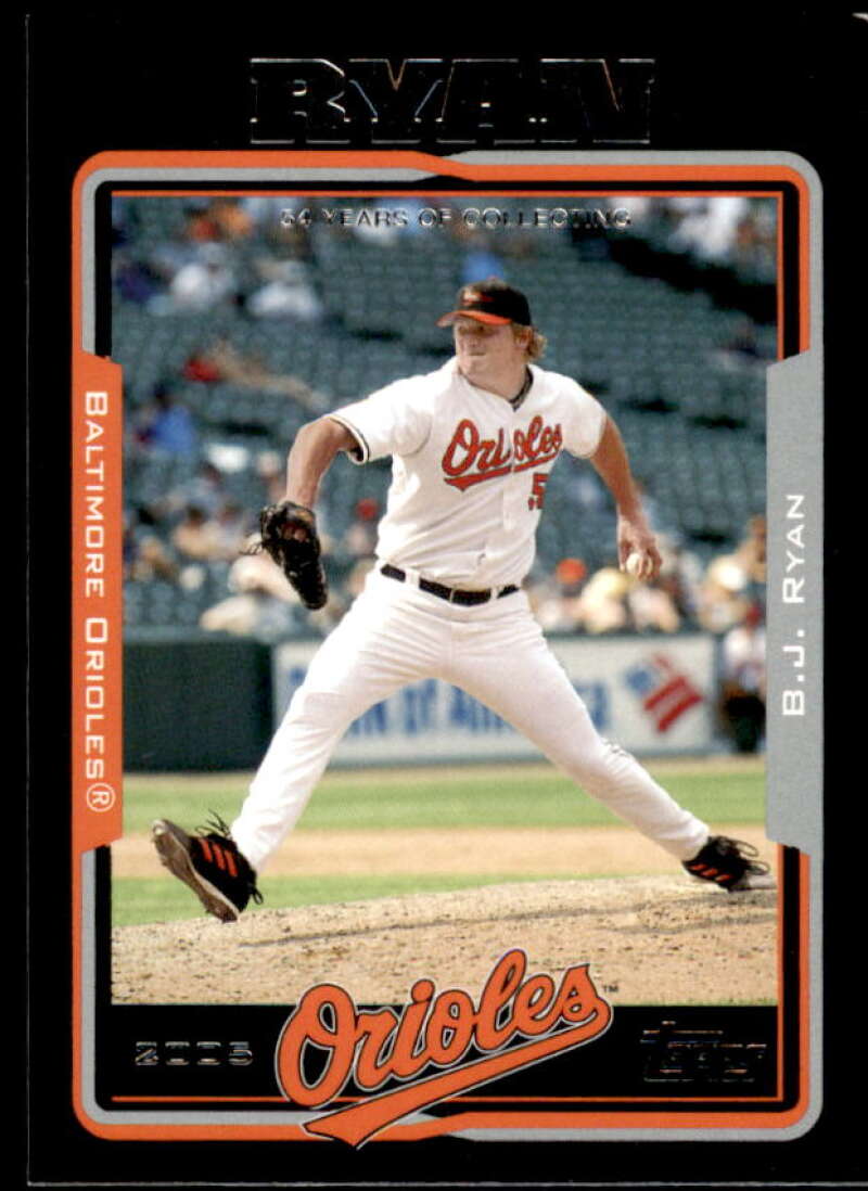 B.J. Ryan Card 2005 Topps Black #625 Image 1