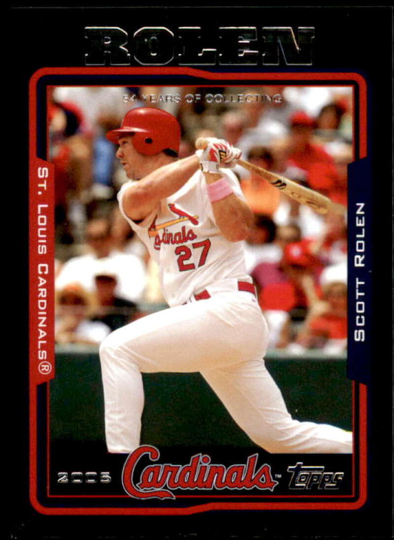 Scott Rolen Card 2005 Topps Black #620 Image 1