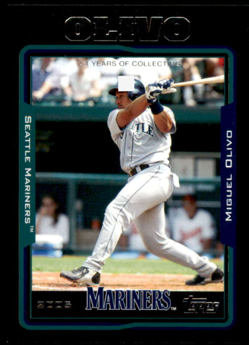 Miguel Olivo Card 2005 Topps Black #618 Image 1