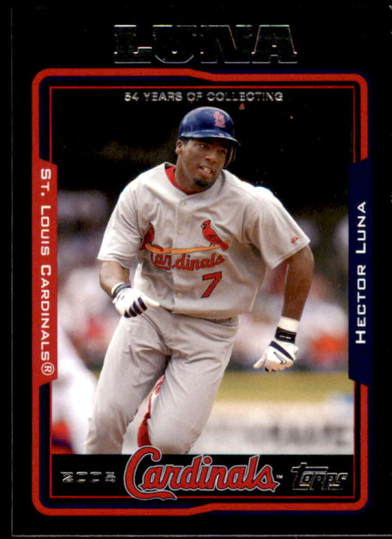 Hector Luna Card 2005 Topps Black #617 Image 1