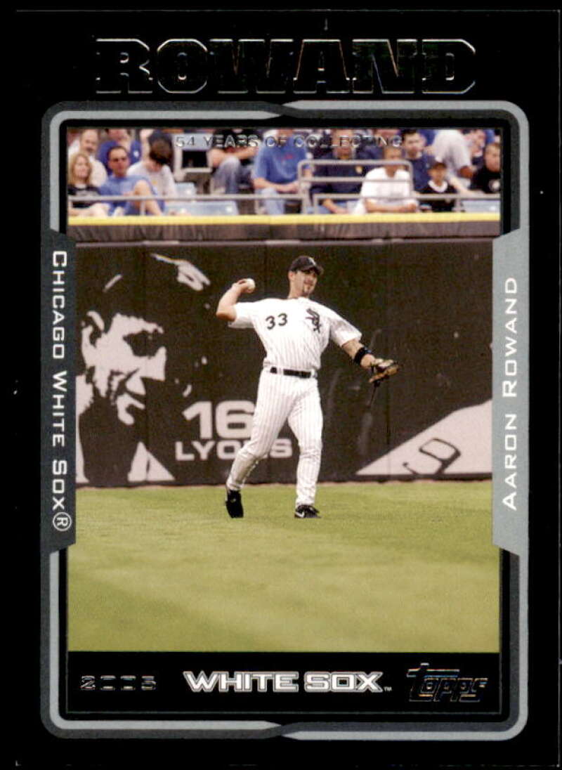 Aaron Rowand Card 2005 Topps Black #606 Image 1