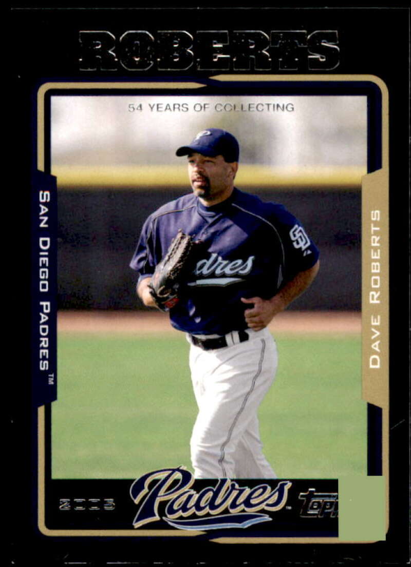 Dave Roberts Card 2005 Topps Black #604 Image 1