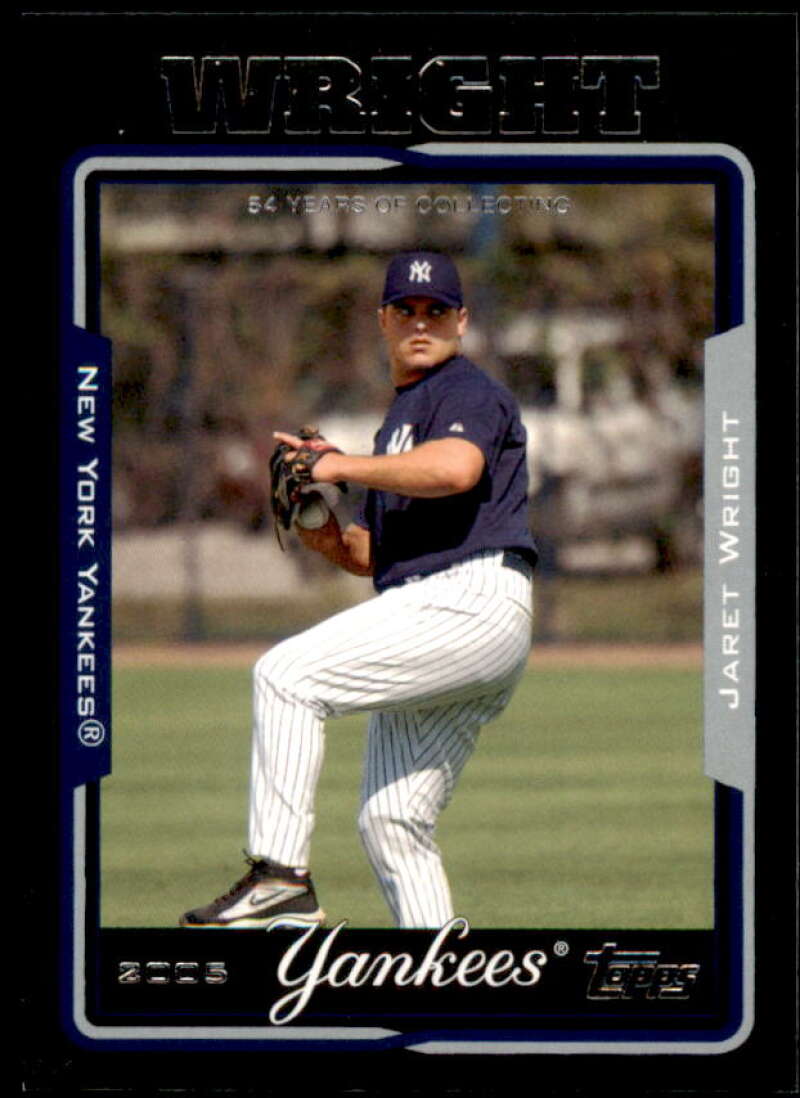 Jaret Wright Card 2005 Topps Black #602 Image 1