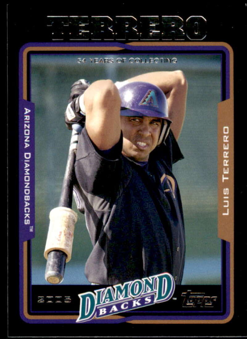 Luis Terrero Card 2005 Topps Black #601 Image 1