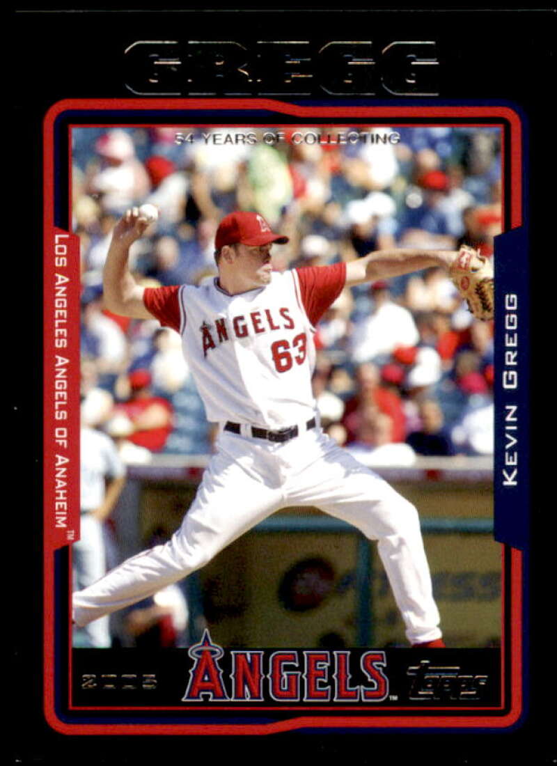 Kevin Gregg Card 2005 Topps Black #599 Image 1