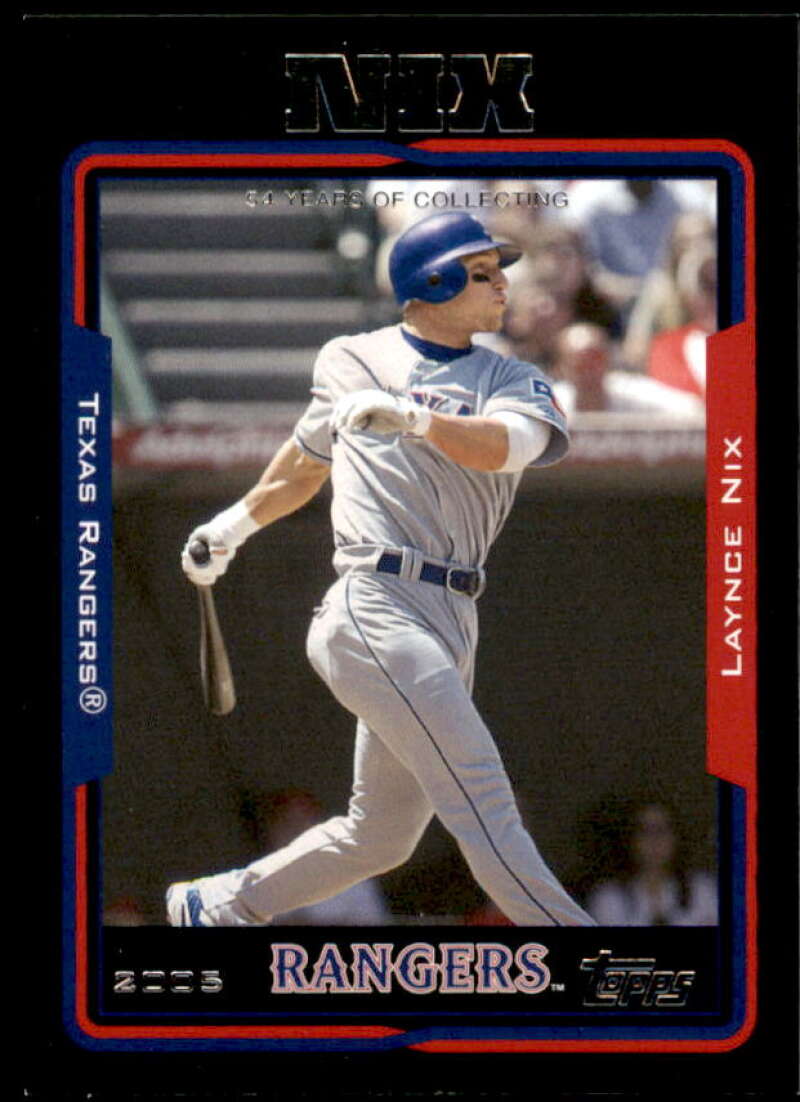 Laynce Nix Card 2005 Topps Black #597 Image 1