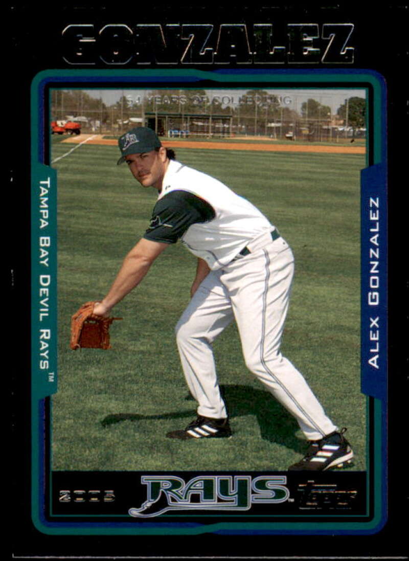 Alex Gonzalez Card 2005 Topps Black #590 Image 1