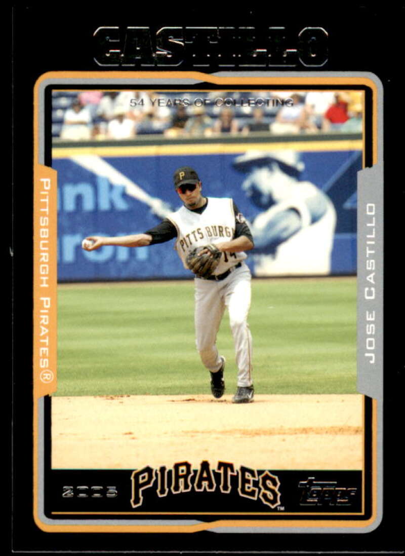 Jose Castillo Card 2005 Topps Black #589 Image 1