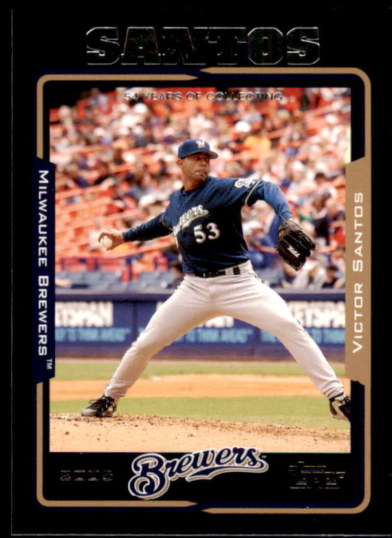 Victor Santos Card 2005 Topps Black #584 Image 1