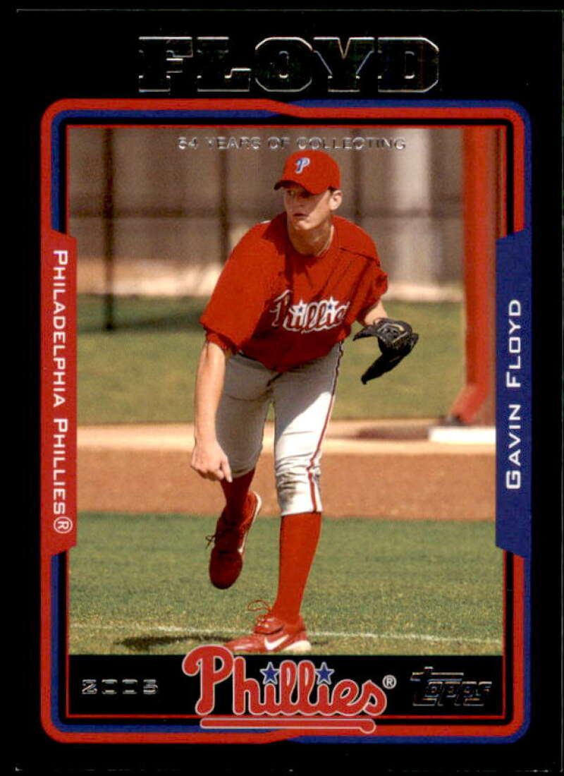 Gavin Floyd Card 2005 Topps Black #582 Image 1