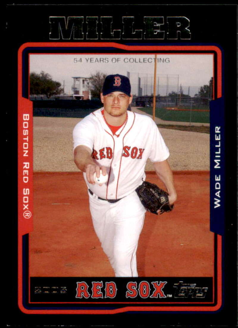 Wade Miller Card 2005 Topps Black #580 Image 1