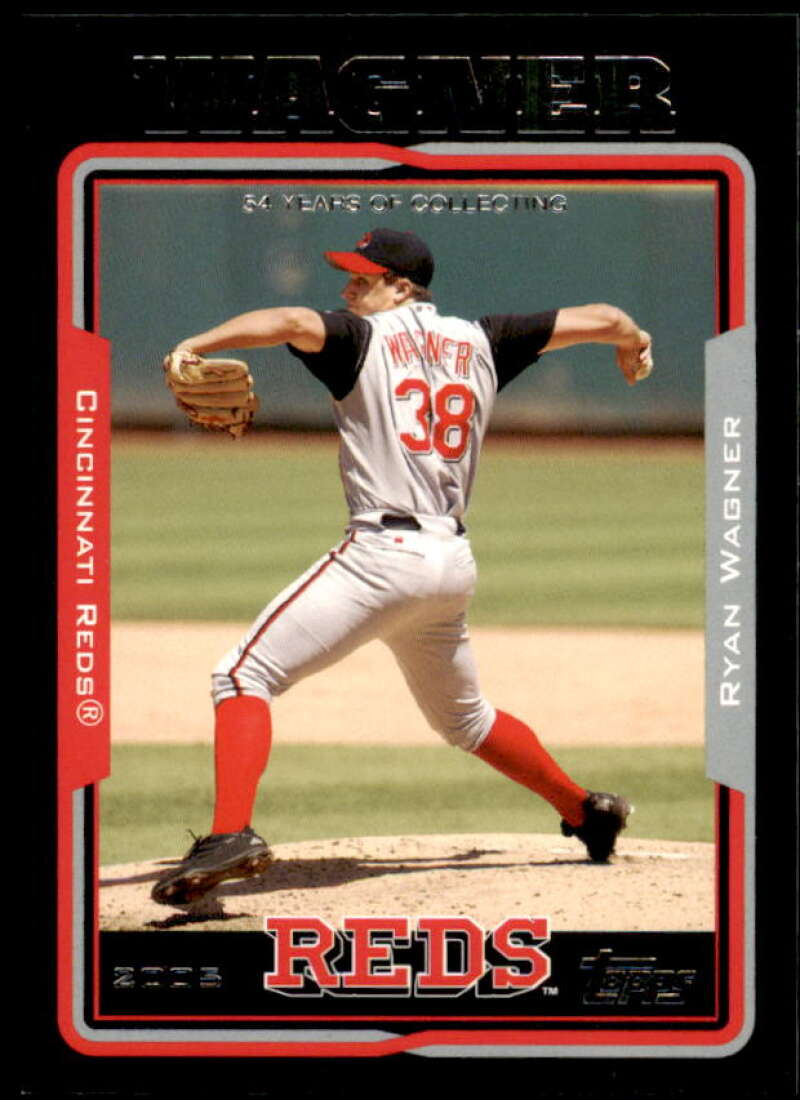 Ryan Wagner Card 2005 Topps Black #577 Image 1