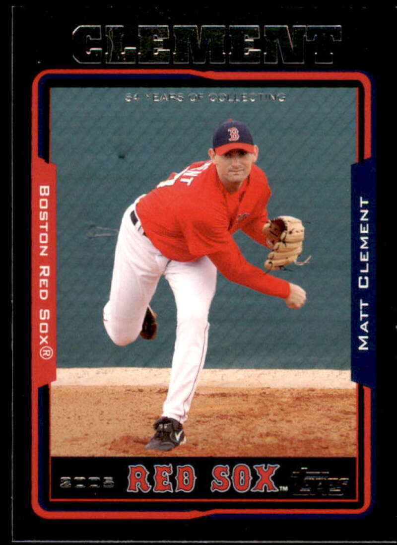 Matt Clement Card 2005 Topps Black #576 Image 1