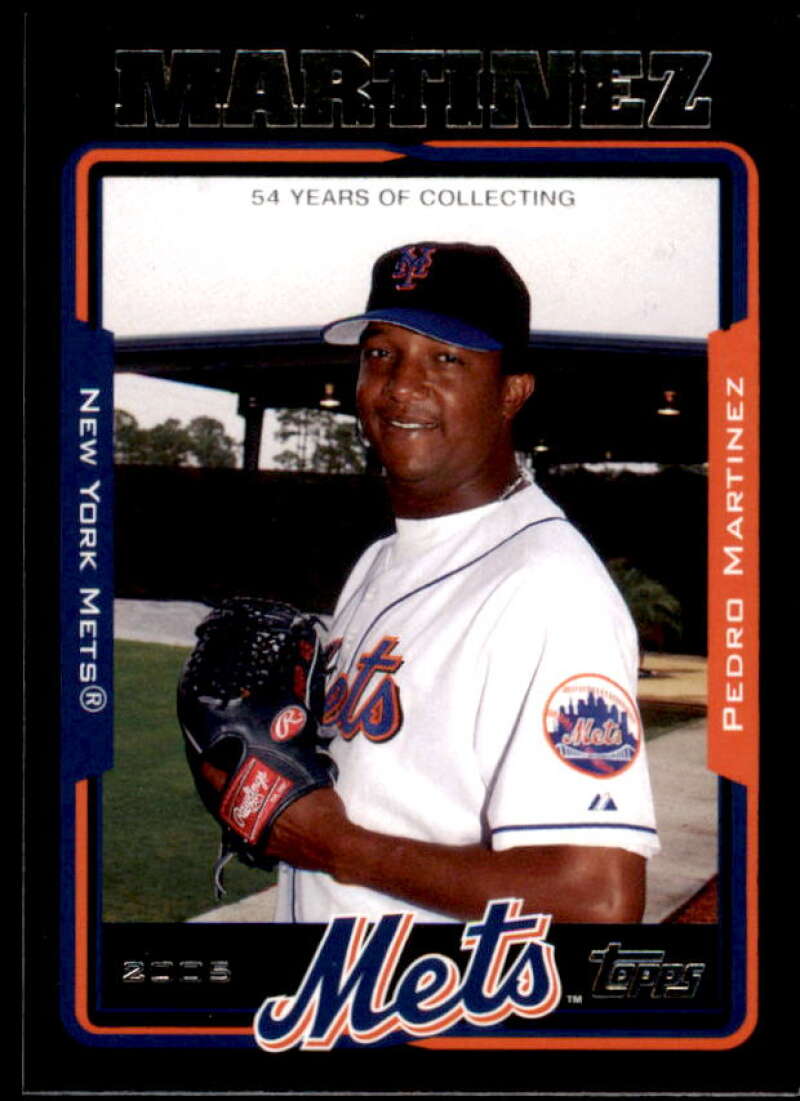 Pedro Martinez Card 2005 Topps Black #575 Image 1