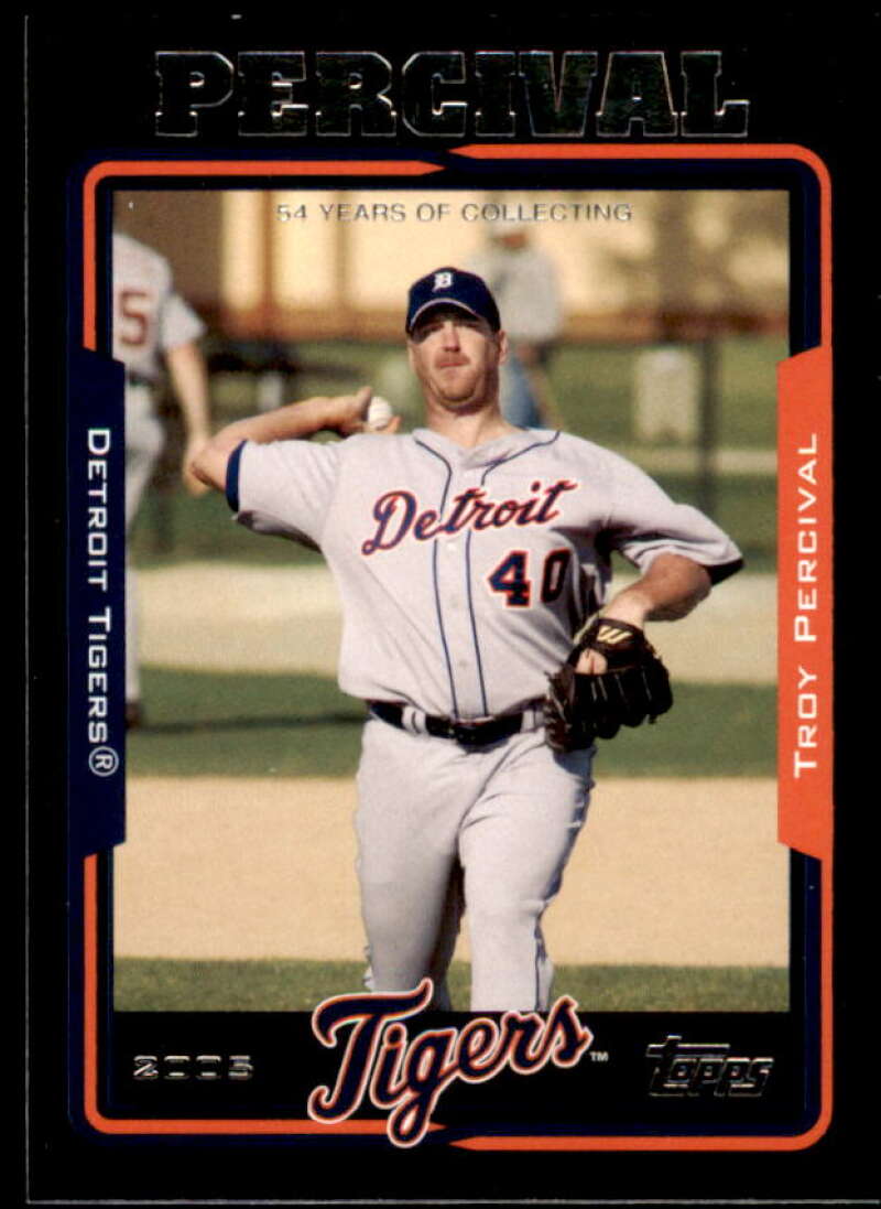 Troy Percival Card 2005 Topps Black #574 Image 1