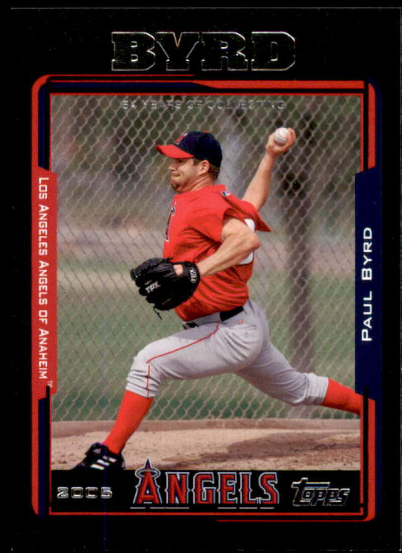 Paul Byrd Card 2005 Topps Black #573 Image 1