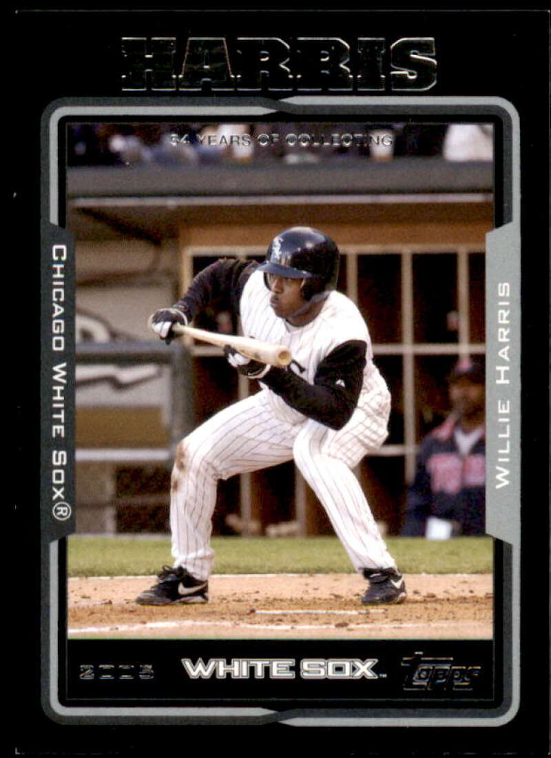 Willie Harris Card 2005 Topps Black #569 Image 1