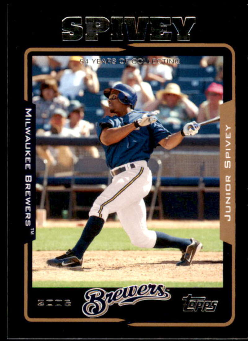 Junior Spivey Card 2005 Topps Black #563 Image 1