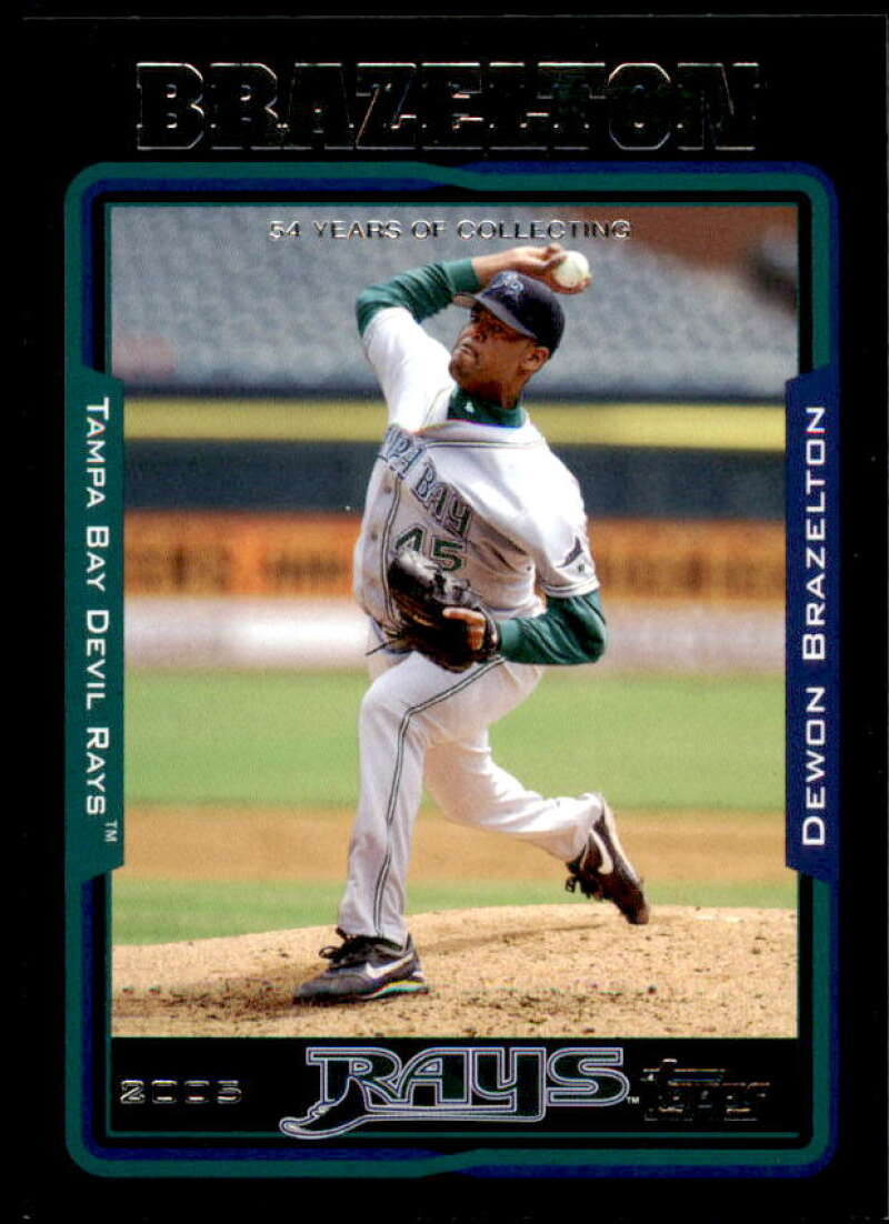 Dewon Brazelton Card 2005 Topps Black #556 Image 1