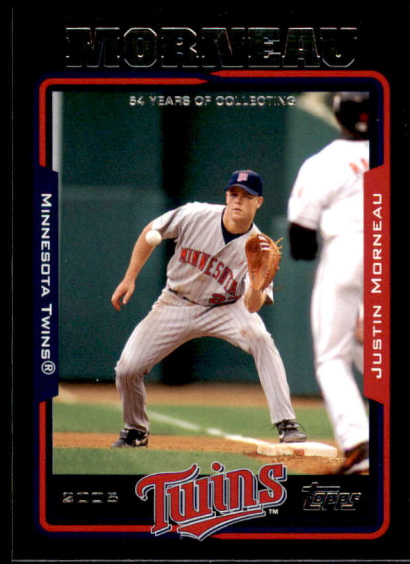 Justin Morneau Card 2005 Topps Black #544 Image 1