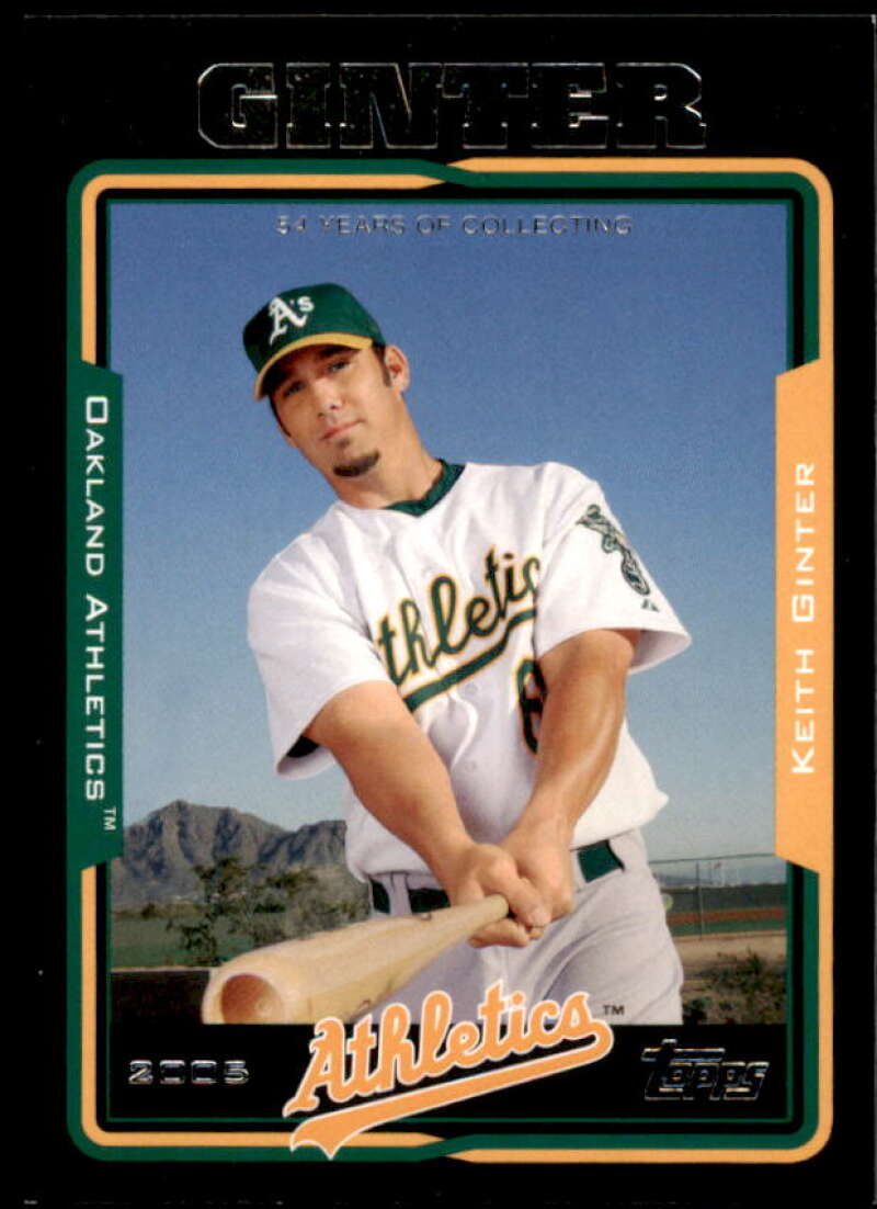 Keith Ginter Card 2005 Topps Black #543 Image 1