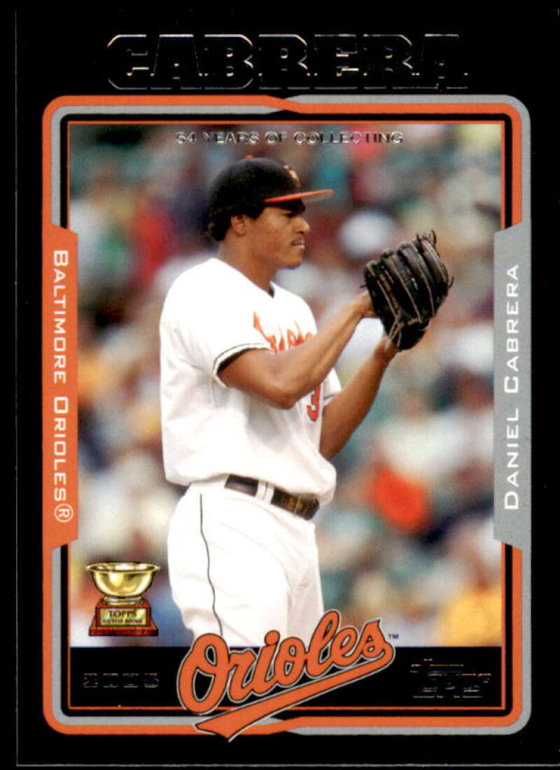 Daniel Cabrera Card 2005 Topps Black #531 Image 1