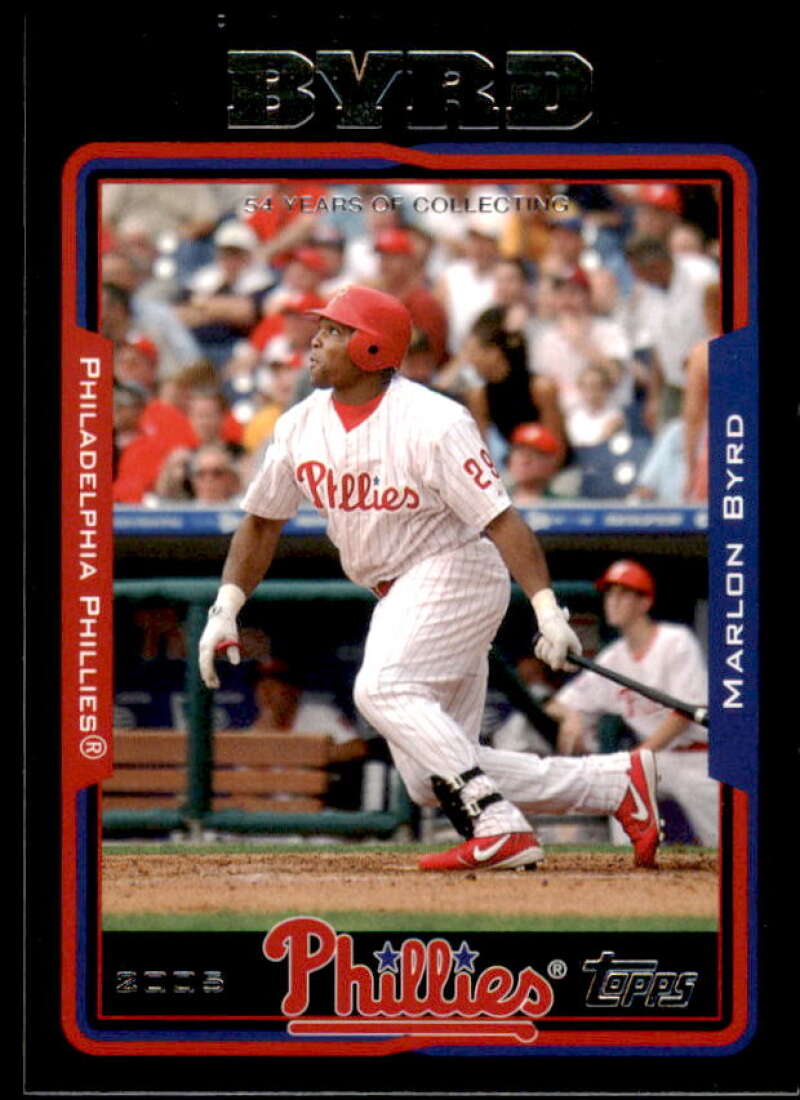 Marlon Byrd Card 2005 Topps Black #525 Image 1