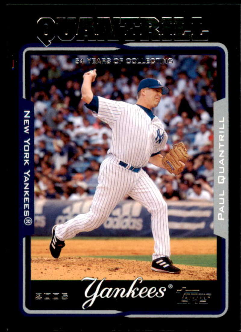 Paul Quantrill Card 2005 Topps Black #524 Image 1