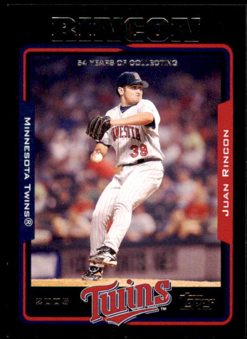 Juan Rincon Card 2005 Topps Black #523 Image 1