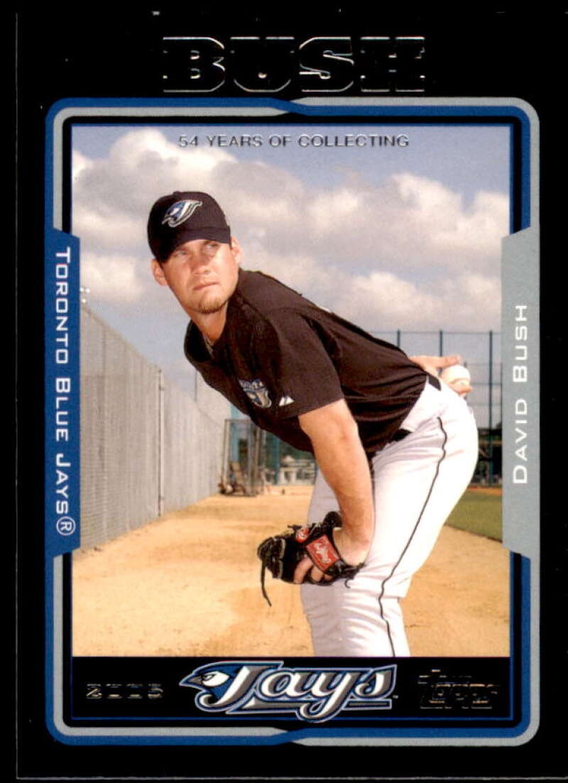 Dave Bush Card 2005 Topps Black #522 Image 1