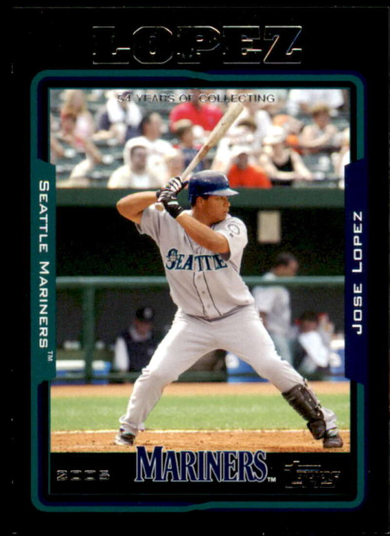 Jose Lopez Card 2005 Topps Black #518 Image 1