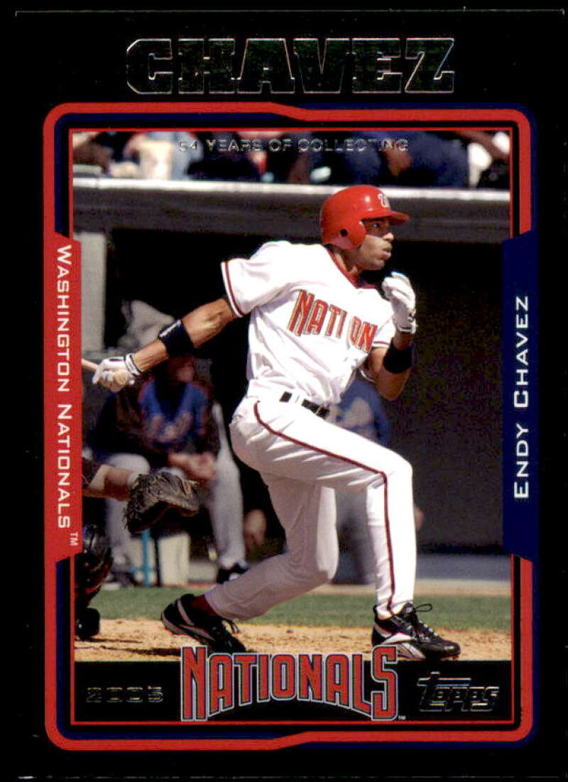 Endy Chavez Card 2005 Topps Black #511 Image 1