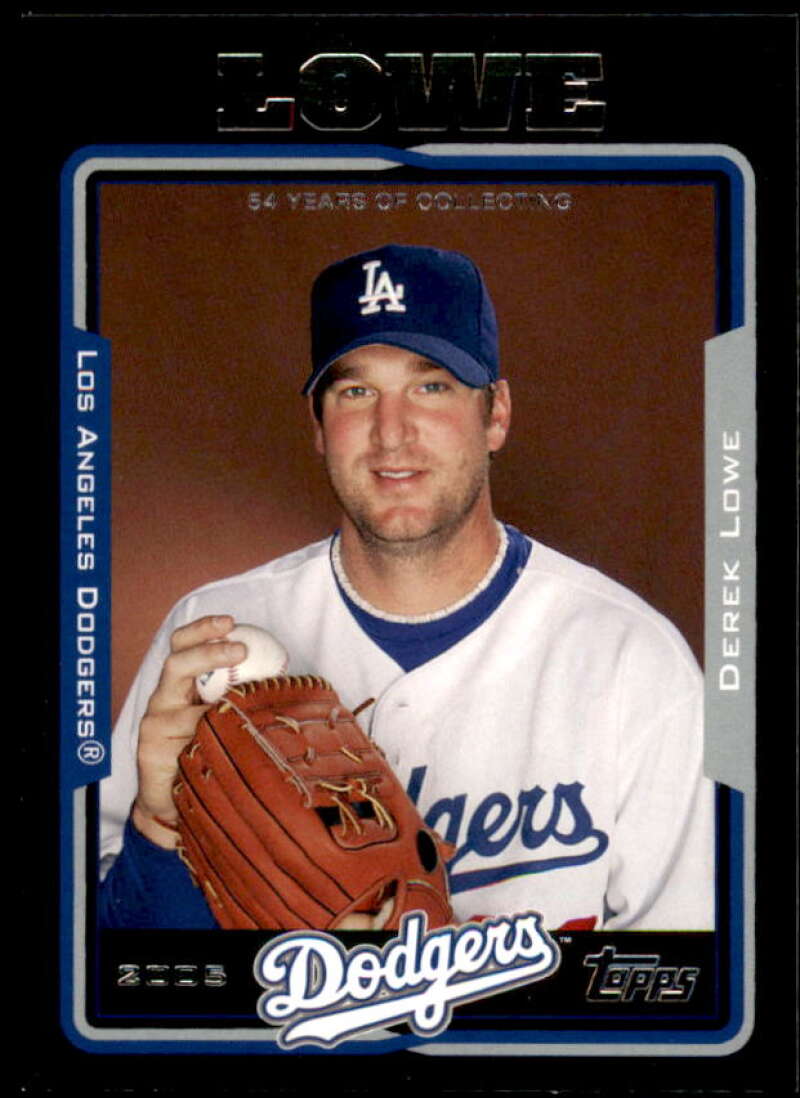 Derek Lowe Card 2005 Topps Black #508 Image 1