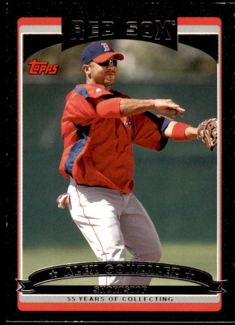 Alex Gonzalez Card 2006 Topps Update Black #UH5 Image 1