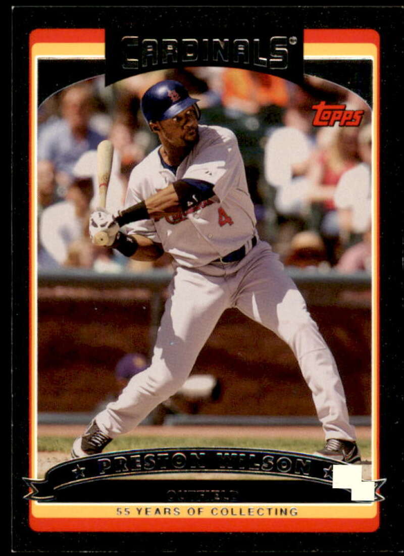 Preston Wilson Card 2006 Topps Update Black #UH7 Image 1