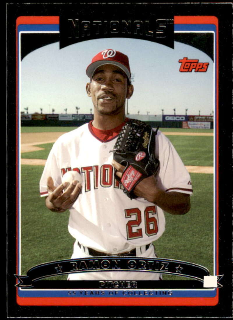 Ramon Ortiz Card 2006 Topps Update Black #UH8 Image 1