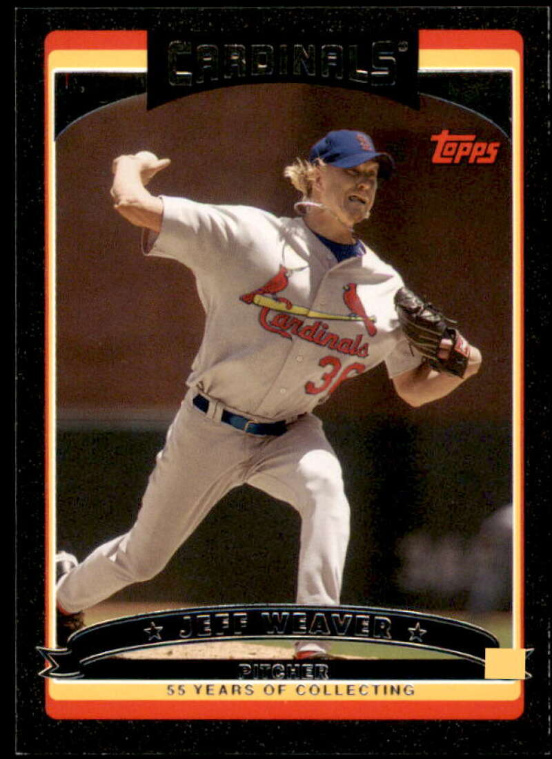 Jeff Weaver Card 2006 Topps Update Black #UH10 Image 1