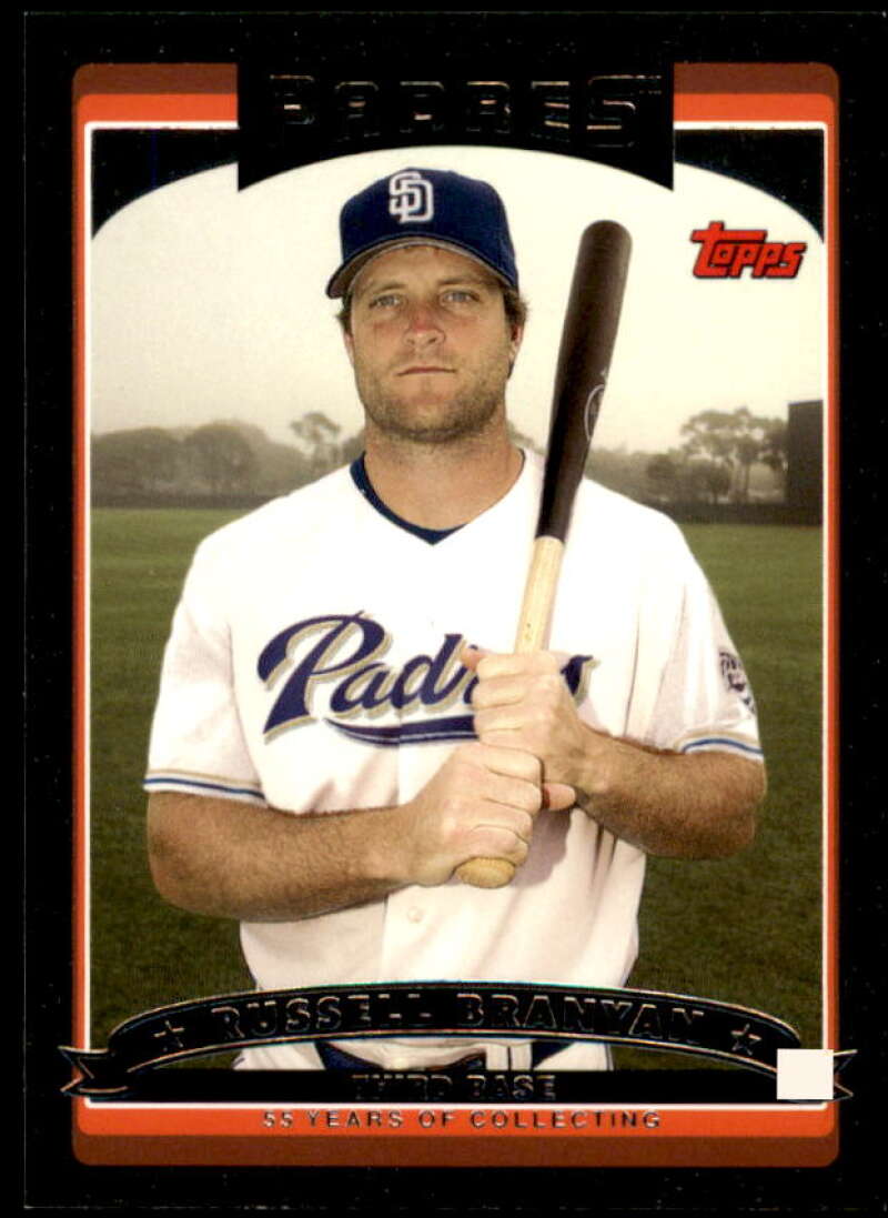 Russell Branyan Card 2006 Topps Update Black #UH11 Image 1