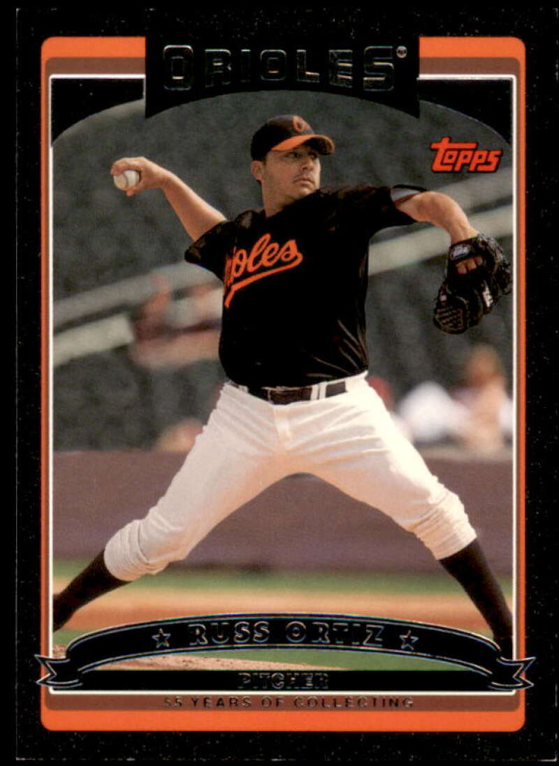 Russ Ortiz Card 2006 Topps Update Black #UH16 Image 1