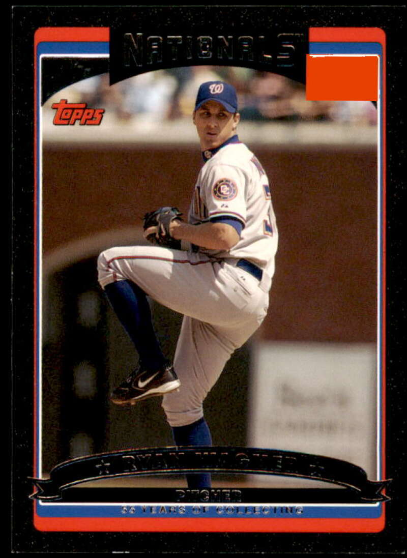 Ryan Wagner Card 2006 Topps Update Black #UH26 Image 1