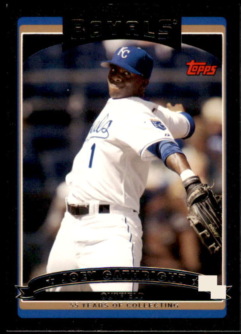 Joey Gathright Card 2006 Topps Update Black #UH33 Image 1