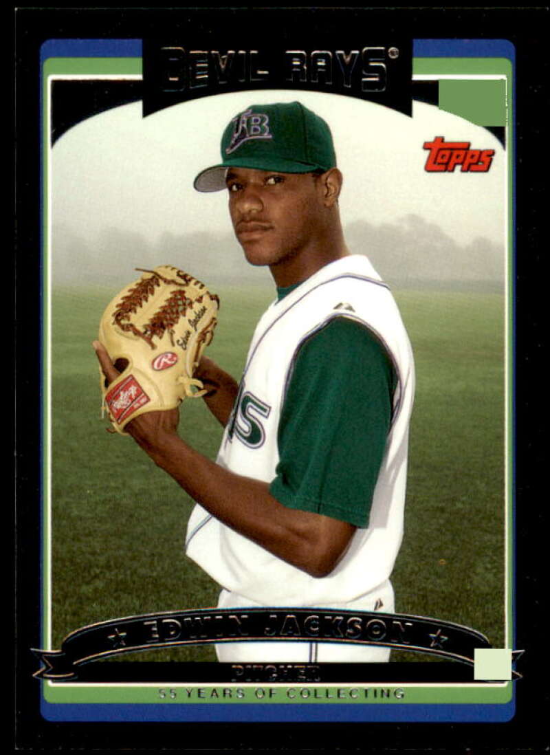 Edwin Jackson Card 2006 Topps Update Black #UH35 Image 1