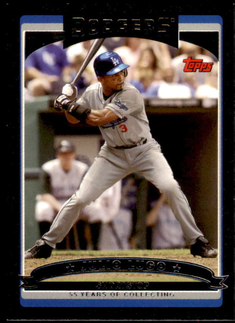 Julio Lugo Card 2006 Topps Update Black #UH55 Image 1