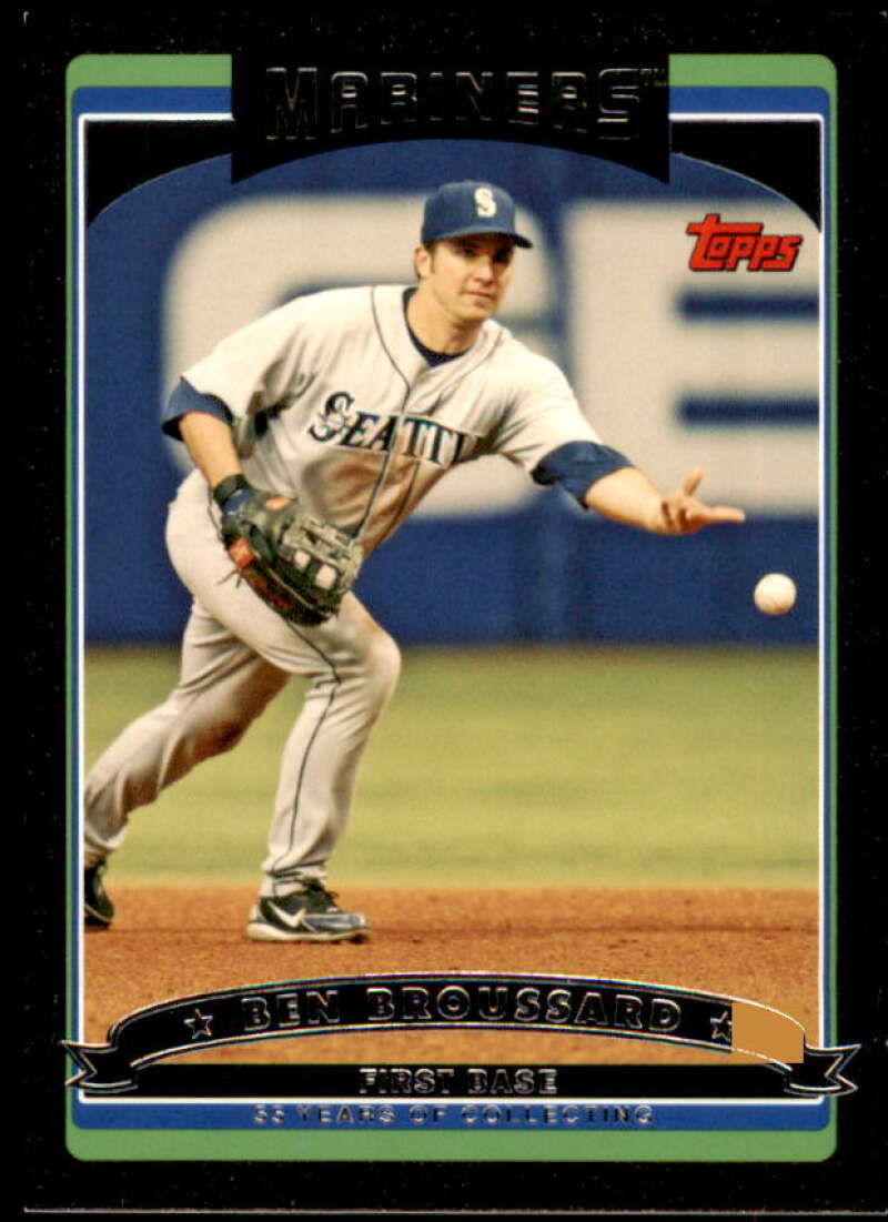 Ben Broussard Card 2006 Topps Update Black #UH63 Image 1