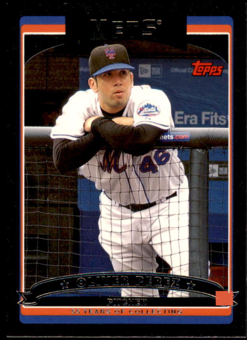 Oliver Perez Card 2006 Topps Update Black #UH67 Image 1