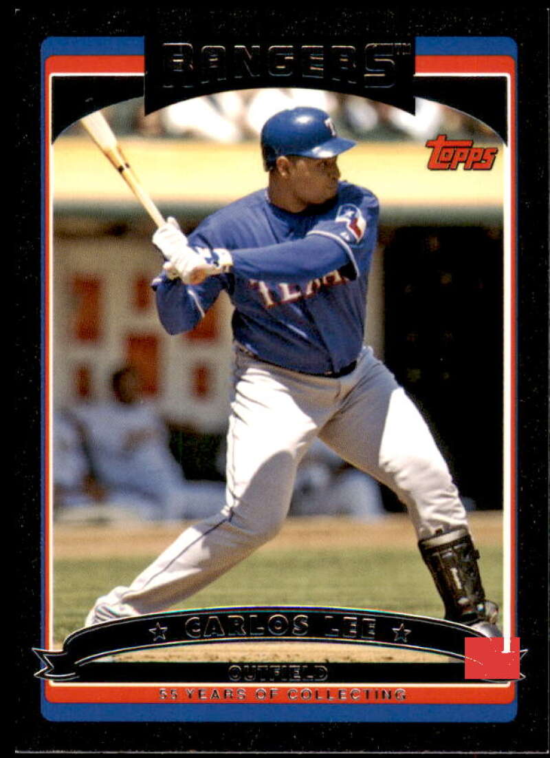 Carlos Lee Card 2006 Topps Update Black #UH70 Image 1