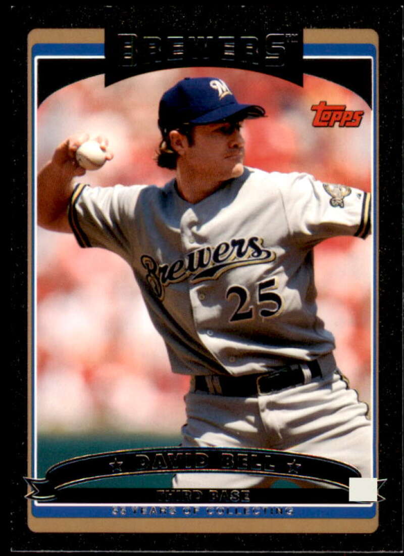 David Bell Card 2006 Topps Update Black #UH74 Image 1